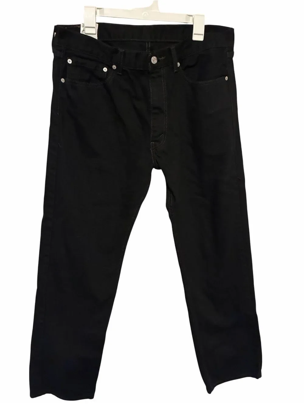 Vintage Y2K Levi’s 505 Men’s Black Jeans – 36x32 – 100% Cotton – Made in Mexico